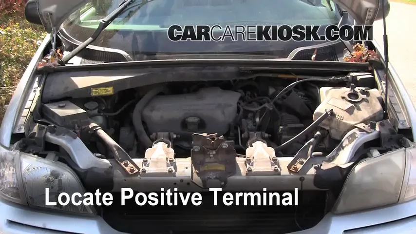 1998 Pontiac Trans Sport Montana 3.4L V6 (4 Door) Battery Jumpstart